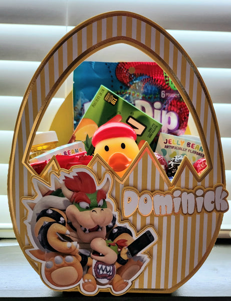 Cardstock Christmas Gift Basket