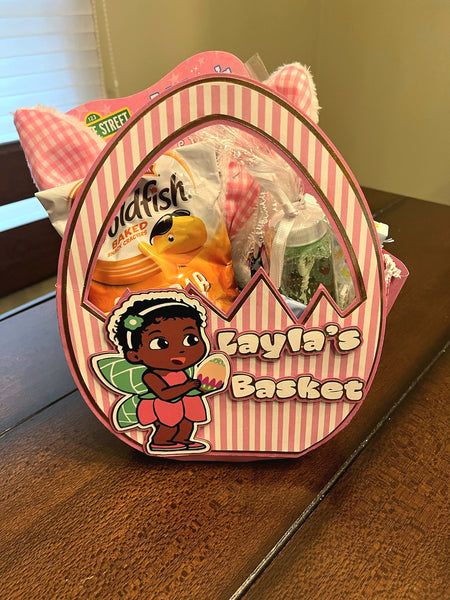 Cardstock Christmas Gift Basket