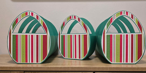 Cardstock Christmas Gift Basket