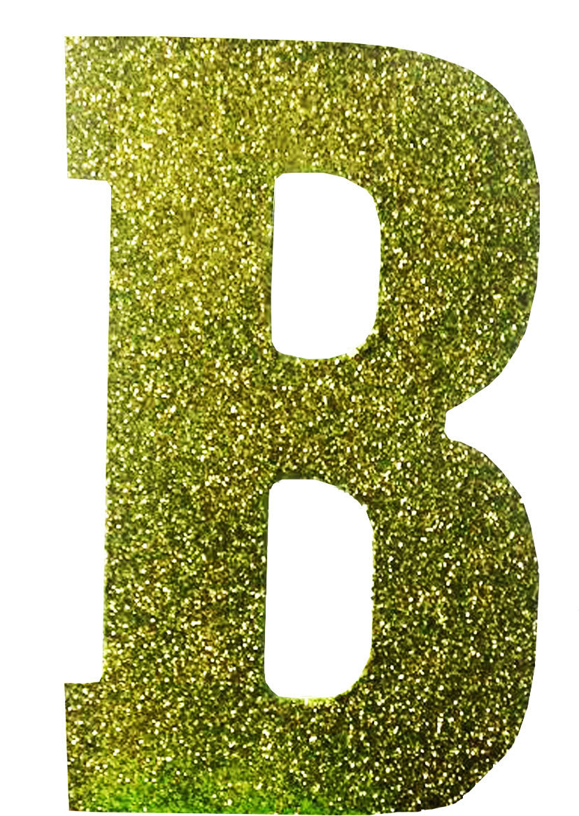 Glitter Covered Letter