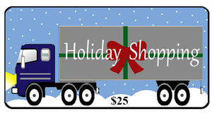 Holiday Shopping Gift Certificate